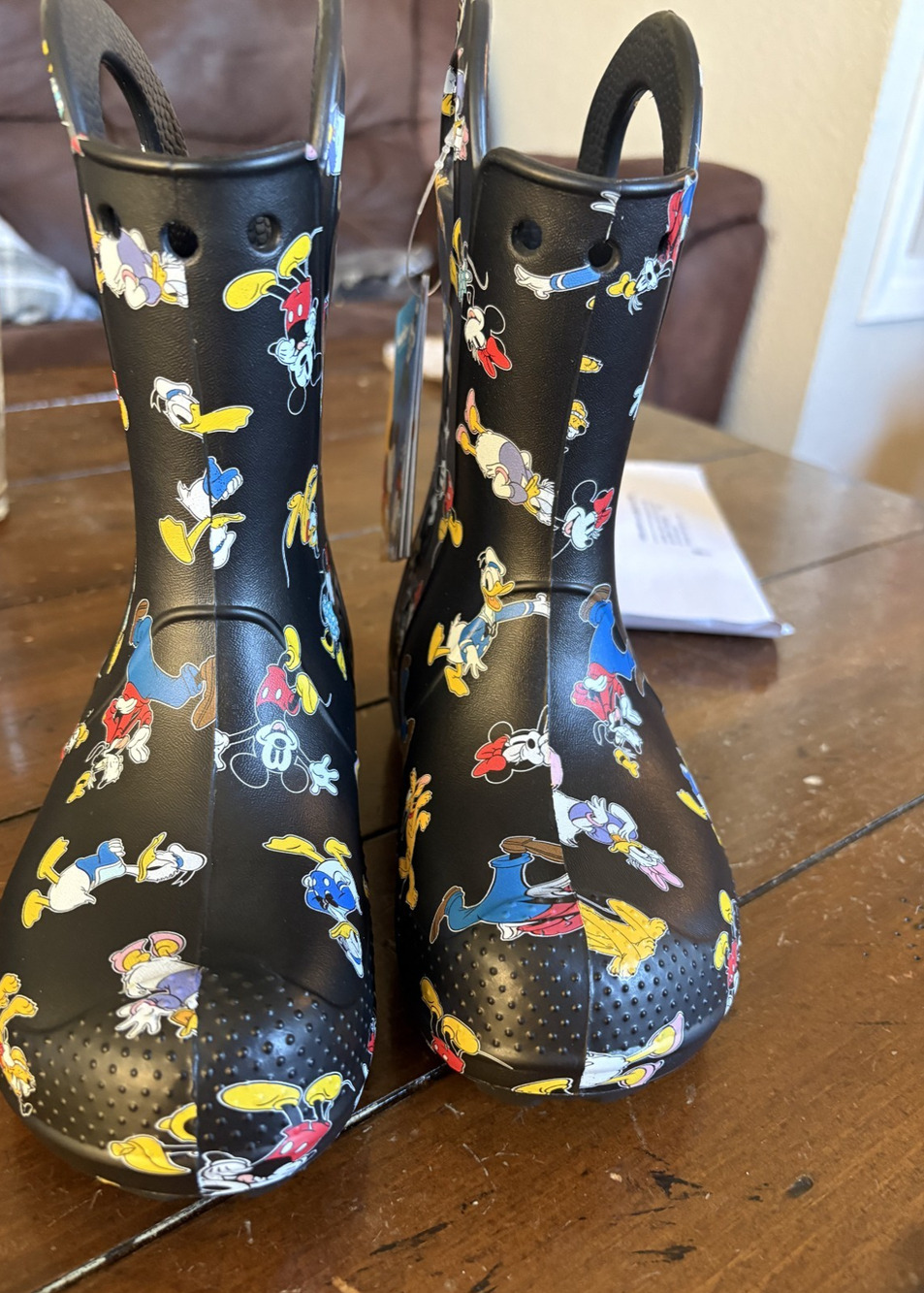 Crocs Disney Mickey & Friends Handle It Rain Boots Kids Size J1